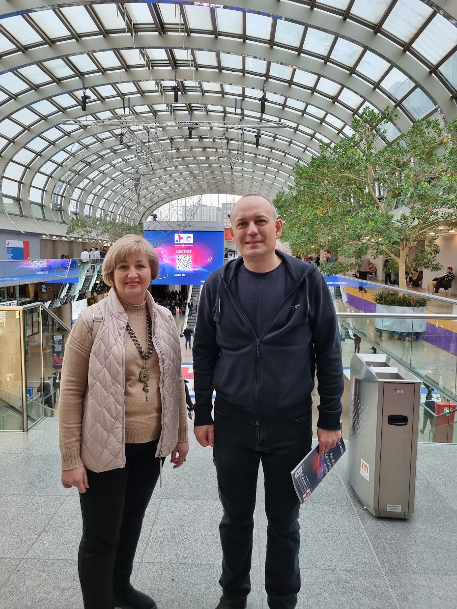 Briolight representatives at an international exhibition in Germany