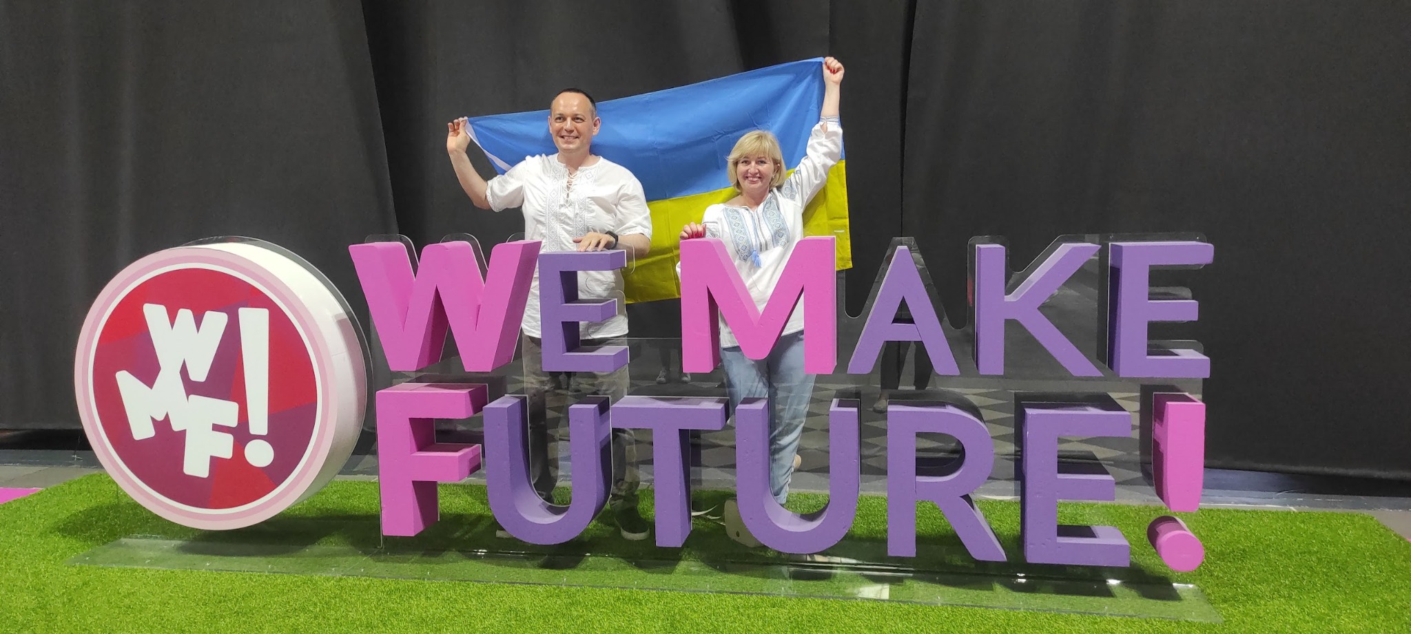 Briolight representatives at We Make Future in Italy