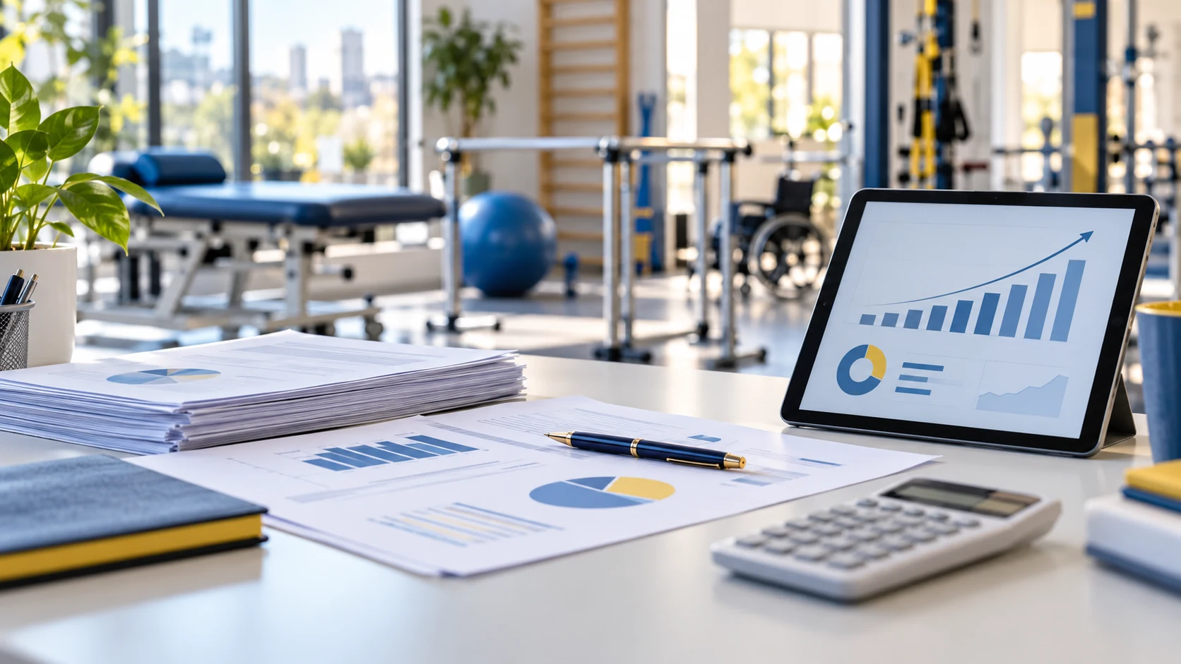 Rehabilitation center documents and financial planning